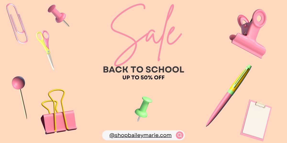 Back To School Sale - Up to 50% Off