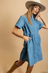 Kayla Shirt Dress Kori America